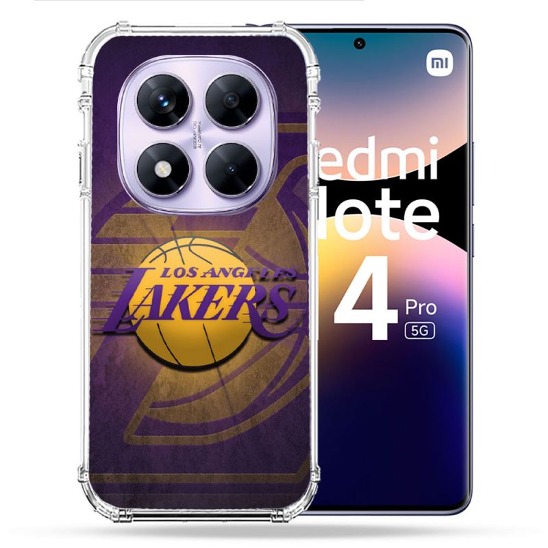 Coque Renforcée Pour Xiaomi Redmi Note 14 PRO 5G Basket Los Angeles Lakers