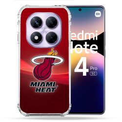 Coque Renforcée Pour Xiaomi Redmi Note 14 PRO 5G Basket Miami Heat