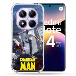 Coque Renforcée Pour Xiaomi Redmi Note 14 PRO 5G Manga Chainsaw Man Denji