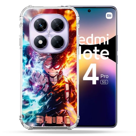 Coque Renforcée Pour Xiaomi Redmi Note 14 PRO 5G Manga My Hero Academia Shoto Portrait