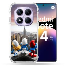 Coque Renforcée Pour Xiaomi Redmi Note 14 PRO 5G Schtroumpfs New York