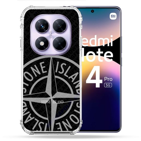 Coque Renforcée Pour Xiaomi Redmi Note 14 PRO 5G Stone Island Gris