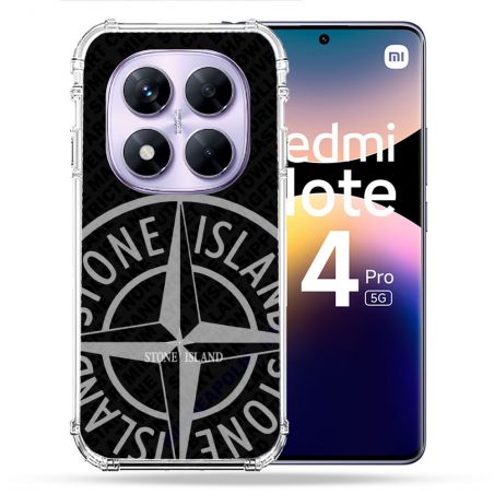 Coque Renforcée Pour Xiaomi Redmi Note 14 PRO 5G Stone Island Gris