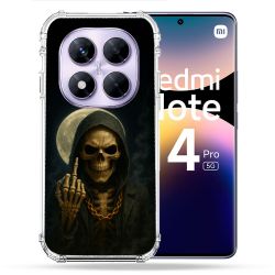 Coque Renforcée Pour Xiaomi Redmi Note 14 PRO 5G Tete de Mort Doigt 2026