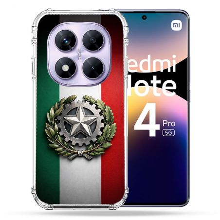 Coque Renforcée Pour Xiaomi Redmi Note 14 PRO 5G Voyage Drapeau Italie