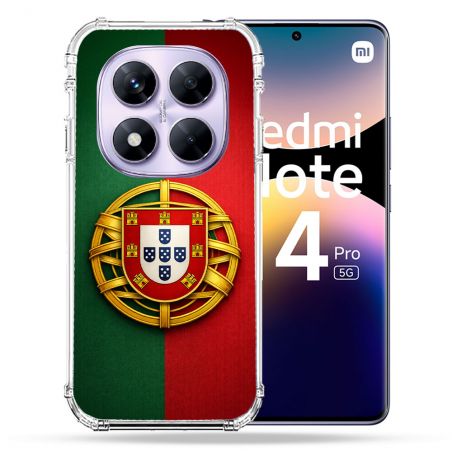 Coque Renforcée Pour Xiaomi Redmi Note 14 PRO 5G Voyage Drapeau Portugal