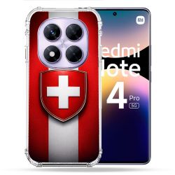 Coque Renforcée Pour Xiaomi Redmi Note 14 PRO 5G Voyage Drapeau Suisse