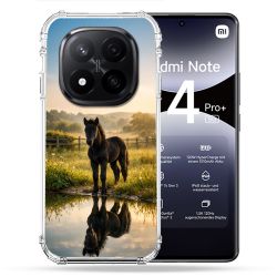 Coque Renforcée Pour Xiaomi Redmi Note 14 PRO PLUS 5G Animal Cheval Reflet