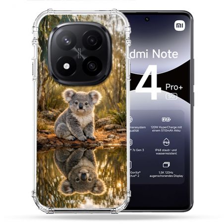 Coque Renforcée Pour Xiaomi Redmi Note 14 PRO PLUS 5G Animal Koala Reflet