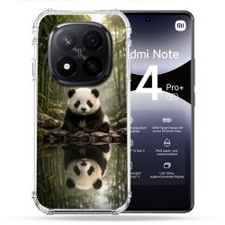 Coque Renforcée Pour Xiaomi Redmi Note 14 PRO PLUS 5G Animal Panda Reflet