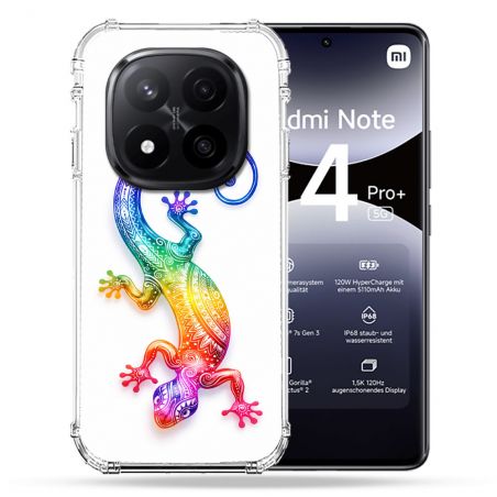 Coque Renforcée Pour Xiaomi Redmi Note 14 PRO PLUS 5G Animal Salamandre Color 2026