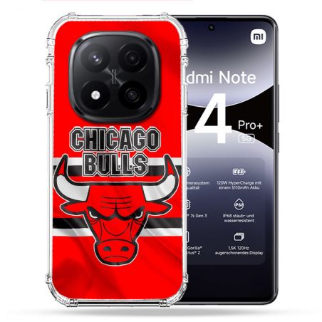 Coque Renforcée Pour Xiaomi Redmi Note 14 PRO PLUS 5G Basket Chicago Bulls