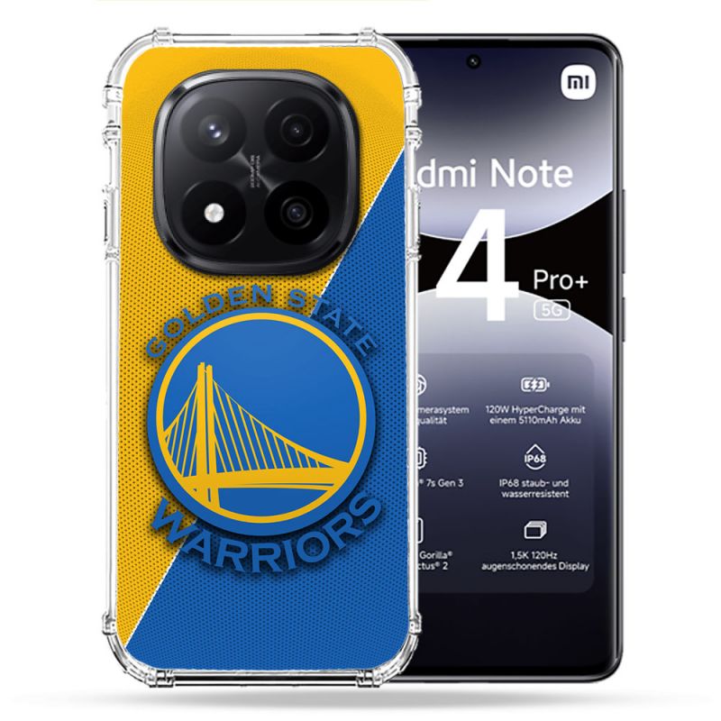 Coque Renforcée Pour Xiaomi Redmi Note 14 PRO PLUS 5G Basket Golden State Warriors