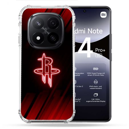 Coque Renforcée Pour Xiaomi Redmi Note 14 PRO PLUS 5G Basket Houston Rockets