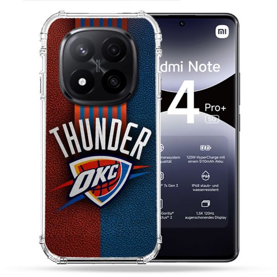 Coque Renforcée Pour Xiaomi Redmi Note 14 PRO PLUS 5G Basket Oklahoma City Thunder