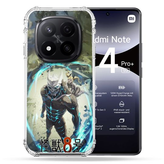 Coque Renforcée Pour Xiaomi Redmi Note 14 PRO PLUS 5G Manga Kaiju N° 8 Kafka Hibino