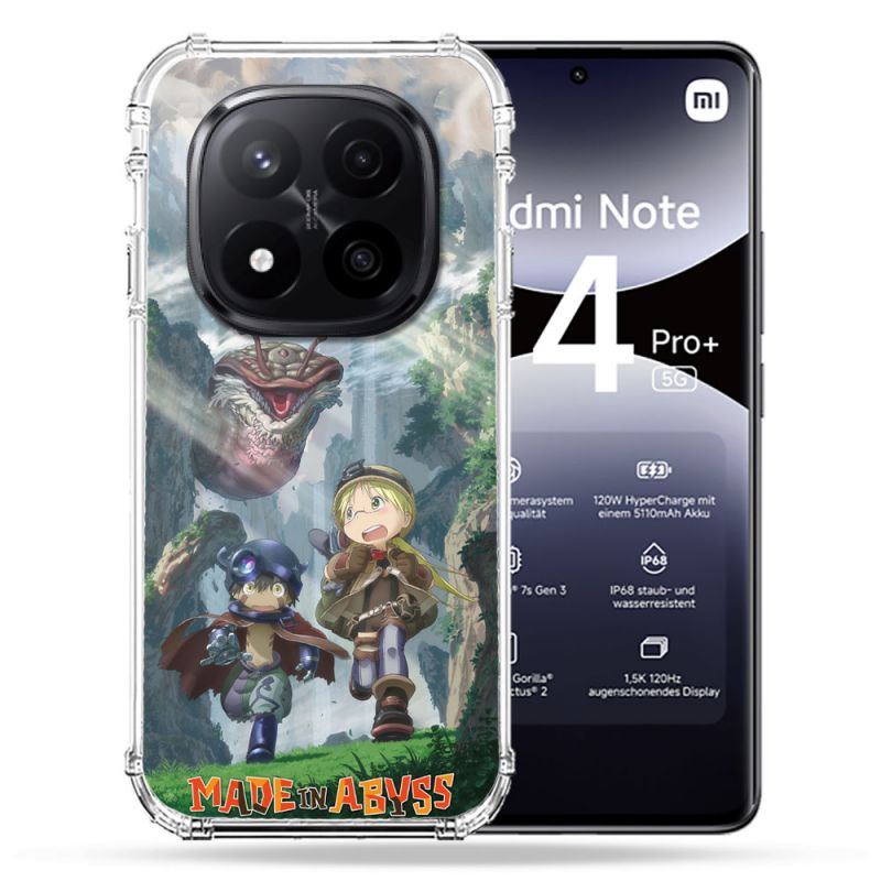 Coque Renforcée Pour Xiaomi Redmi Note 14 PRO PLUS 5G Manga Made In Abyss Affiche