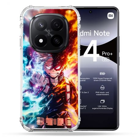 Coque Renforcée Pour Xiaomi Redmi Note 14 PRO PLUS 5G Manga My Hero Academia Shoto Portrait