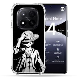 Coque Renforcée Pour Xiaomi Redmi Note 14 PRO PLUS 5G Manga One Piece Luffy Noir