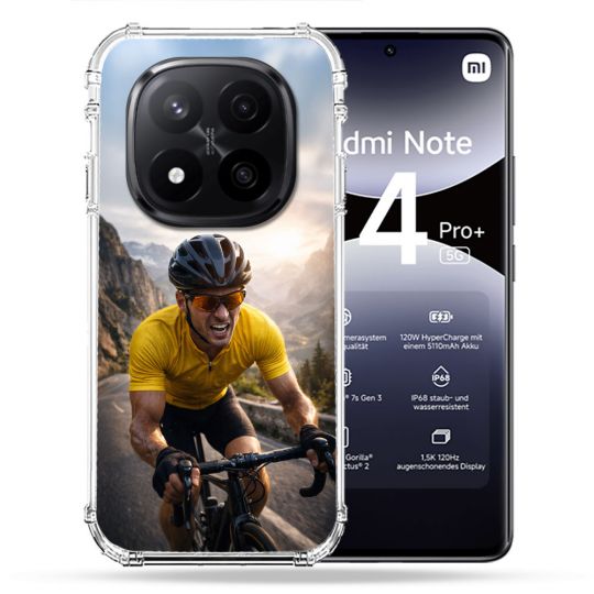 Coque Renforcée Pour Xiaomi Redmi Note 14 PRO PLUS 5G Sport Cyclisme Maillot Jaune