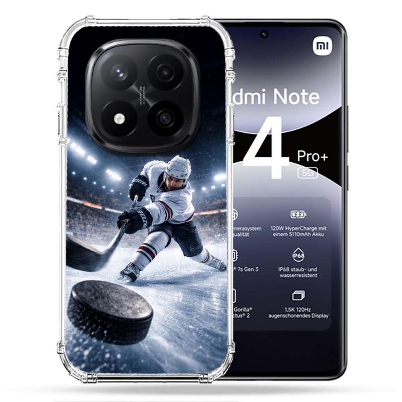 Coque Renforcée Pour Xiaomi Redmi Note 14 PRO PLUS 5G Sport Hockey sur Glace