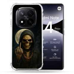 Coque Renforcée Pour Xiaomi Redmi Note 14 PRO PLUS 5G Tete de Mort Doigt 2026