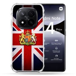 Coque Renforcée Pour Xiaomi Redmi Note 14 PRO PLUS 5G Voyage Drapeau Grande Bretagne UK