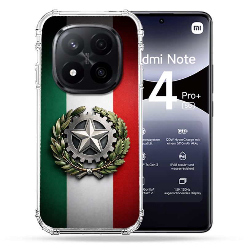 Coque Renforcée Pour Xiaomi Redmi Note 14 PRO PLUS 5G Voyage Drapeau Italie