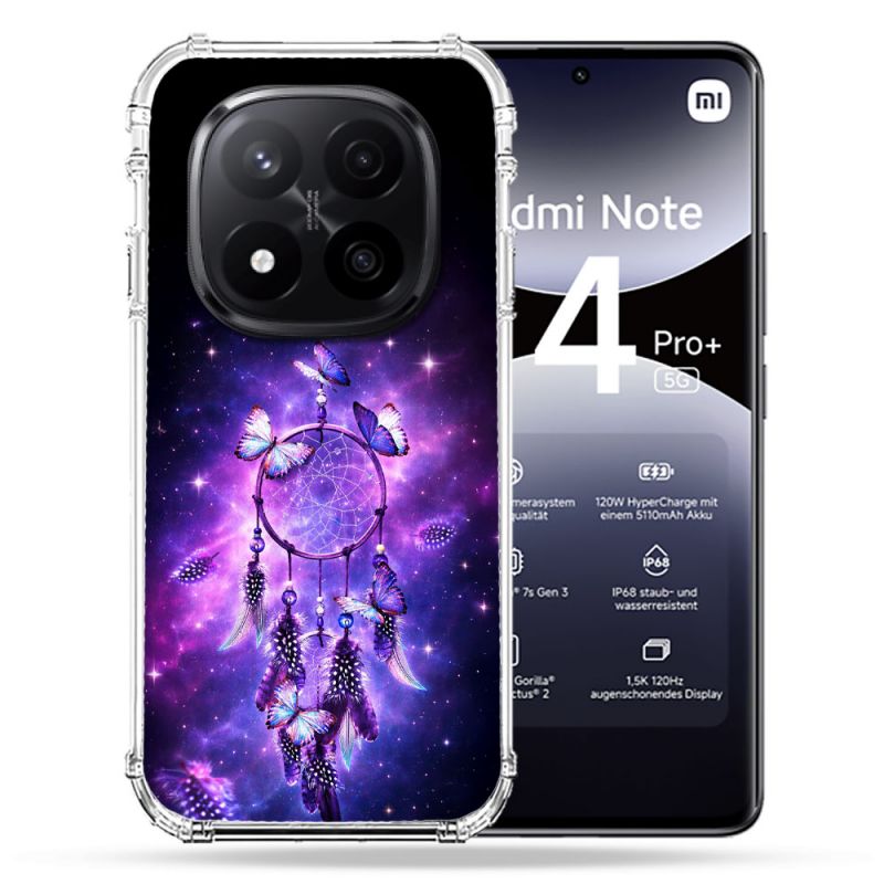 Coque Renforcée Pour Xiaomi Redmi Note 14 PRO PLUS 5G Zen Attrape Reve Papillon 2026