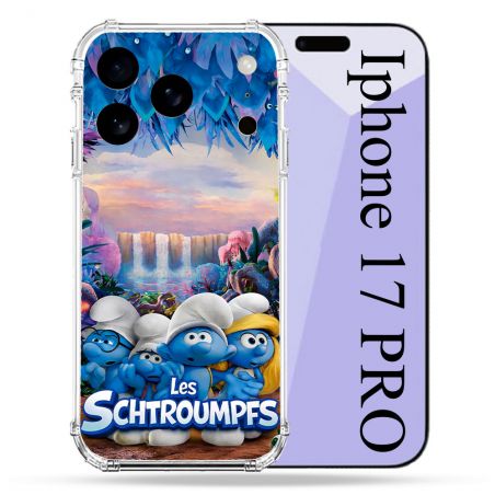 Coque Renforcée Pour Iphone 17 Pro Schtroumpfs Forêt
