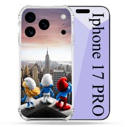 Coque Renforcée Pour Iphone 17 Pro Schtroumpfs New York