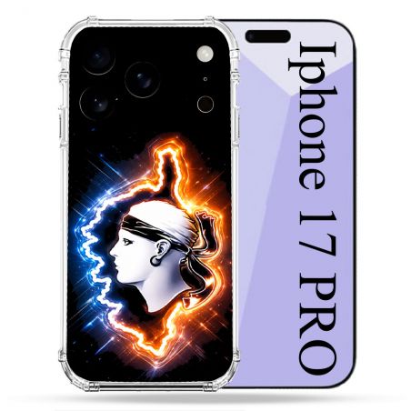 Coque Renforcée Pour Iphone 17 Pro Voyage Corse Brillante