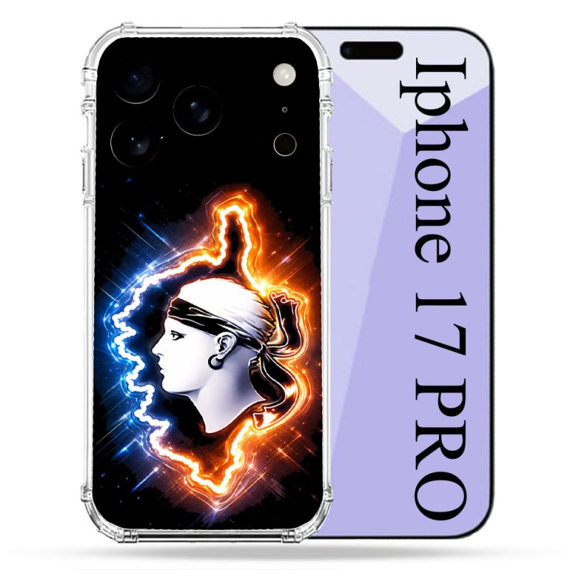 Coque Renforcée Pour Iphone 17 Pro Voyage Corse Brillante