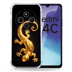 Coque Renforcée Pour Xiaomi Redmi 14C 4G Animal Lezard Noir 2026