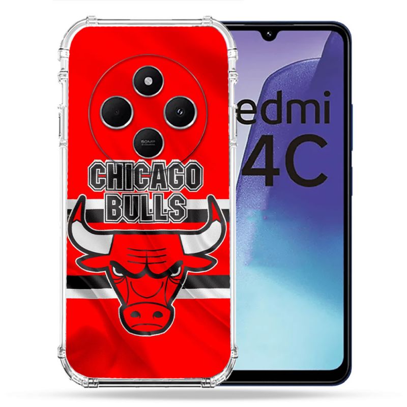 Coque Renforcée Pour Xiaomi Redmi 14C 4G Basket Chicago Bulls