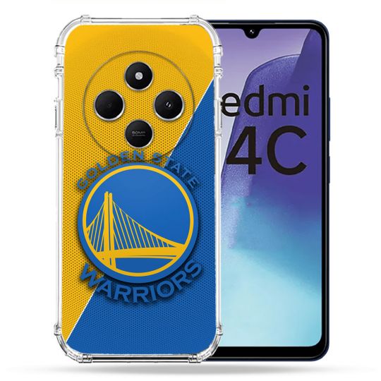 Coque Renforcée Pour Xiaomi Redmi 14C 4G Basket Golden State Warriors