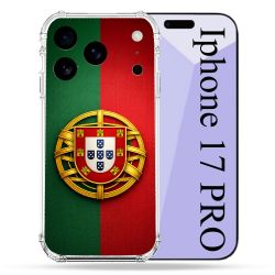 Coque Renforcée Pour Iphone 17 Pro Voyage Drapeau Portugal