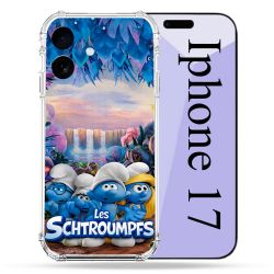 Coque Renforcée Pour Iphone 17 Schtroumpfs Forêt