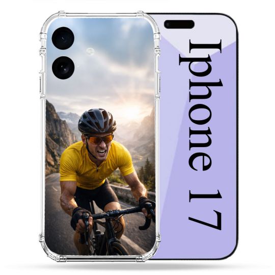 Coque Renforcée Pour Iphone 17 Sport Cyclisme Maillot Jaune