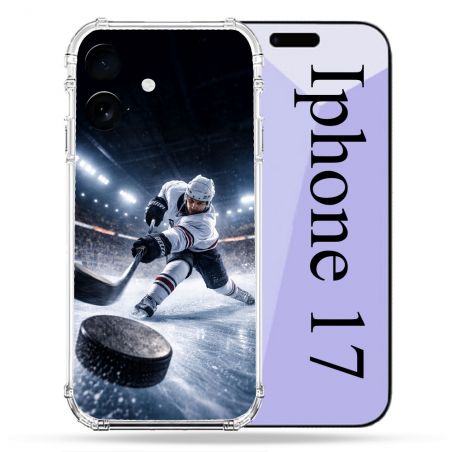 Coque Renforcée Pour Iphone 17 Sport Hockey sur Glace