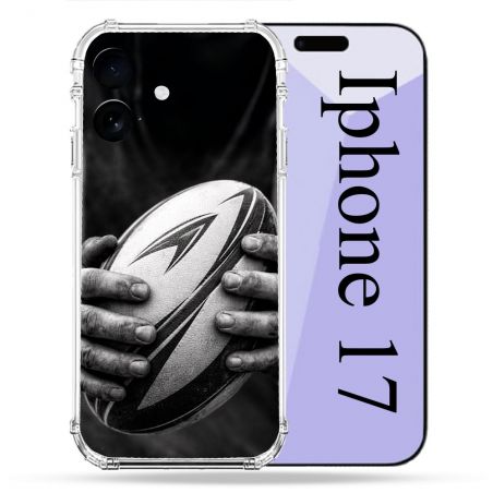 Coque Renforcée Pour Iphone 17 Sport Rugby Ballon Moderne