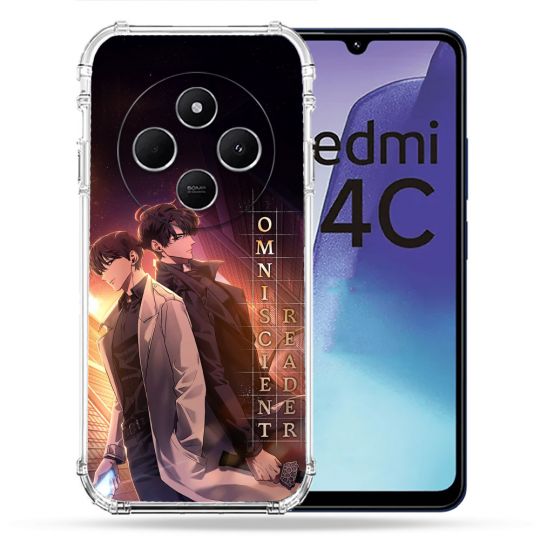 Coque Renforcée Pour Xiaomi Redmi 14C 4G Manga Lecteur Omniscient Affiche