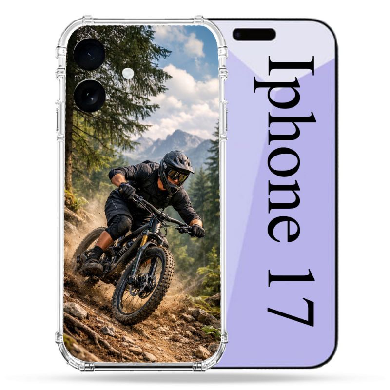 Coque Renforcée Pour Iphone 17 Sport VTT Montagne