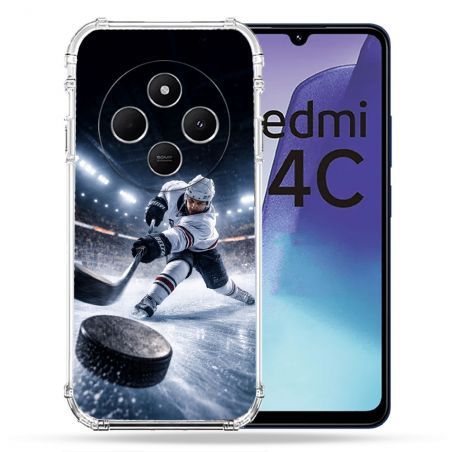 Coque Renforcée Pour Xiaomi Redmi 14C 4G Sport Hockey sur Glace