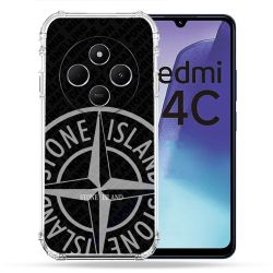 Coque Renforcée Pour Xiaomi Redmi 14C 4G Stone Island Gris