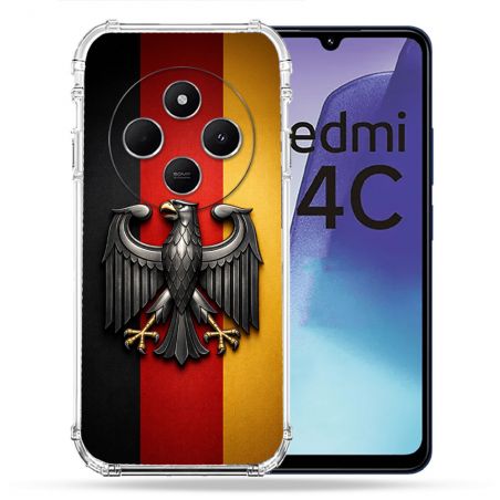 Coque Renforcée Pour Xiaomi Redmi 14C 4G Voyage Drapeau Allemagne