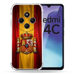 Coque Renforcée Pour Xiaomi Redmi 14C 4G Voyage Drapeau Espagne
