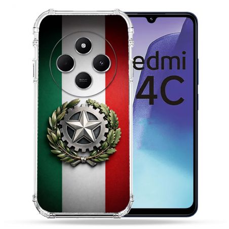 Coque Renforcée Pour Xiaomi Redmi 14C 4G Voyage Drapeau Italie