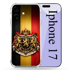Coque Renforcée Pour Iphone 17 Voyage Drapeau Belgique