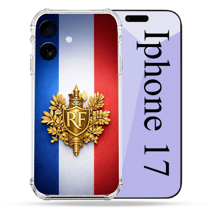 Coque Renforcée Pour Iphone 17 Voyage Drapeau France